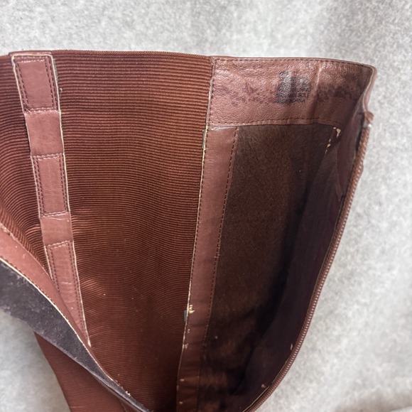 Miz Mooz Kira Brown Riding Boots ASO Elena Gilbert Vampire Diaries Size 7.5 - Picture 10 of 12